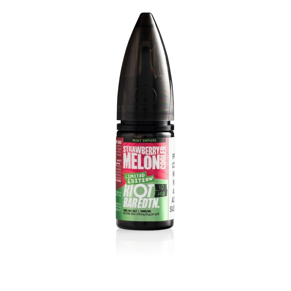 Riot E-Liquid Strawberry Melon Cooler Bar EDTN 10ml Nic Salt E-Liquid