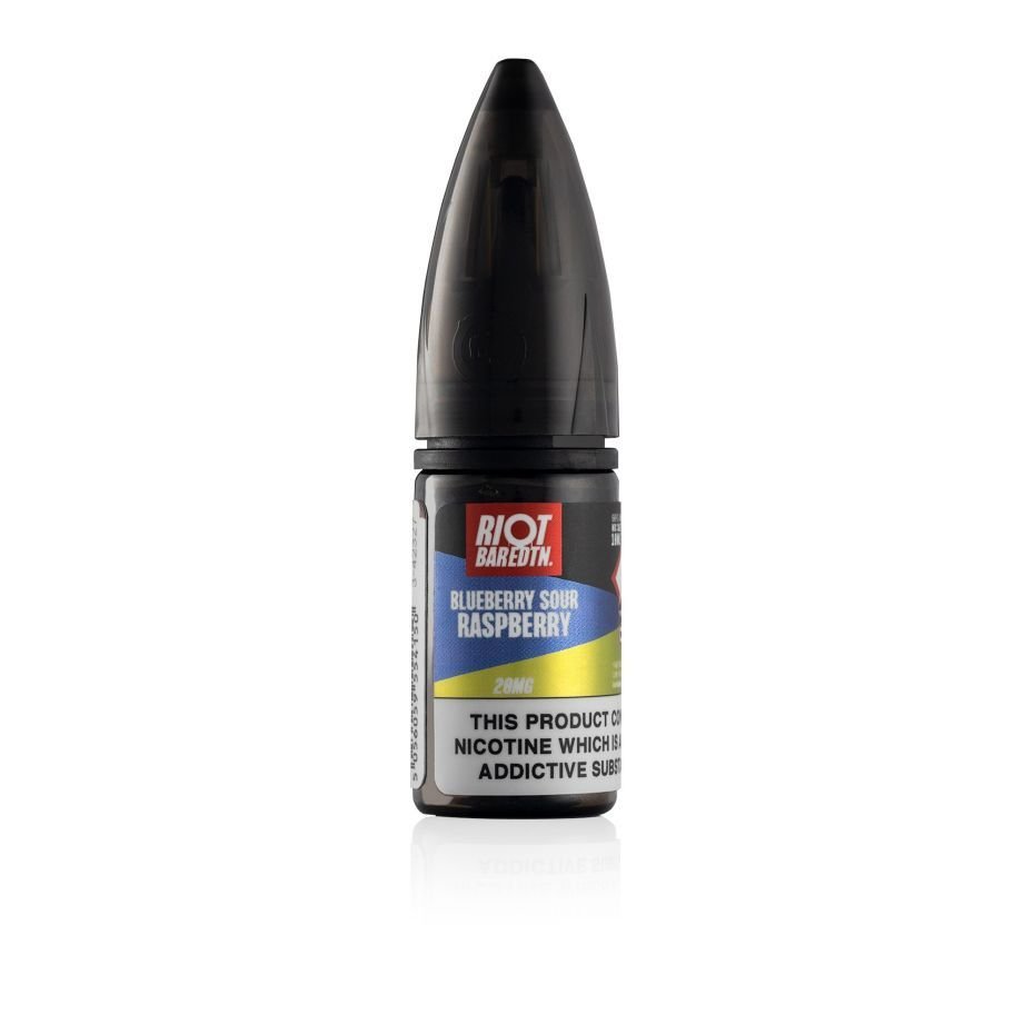 Riot E-Liquid Blueberry Sour Raspberry Bar ﻿EDTN 10ml Nic Salt E-Liquid