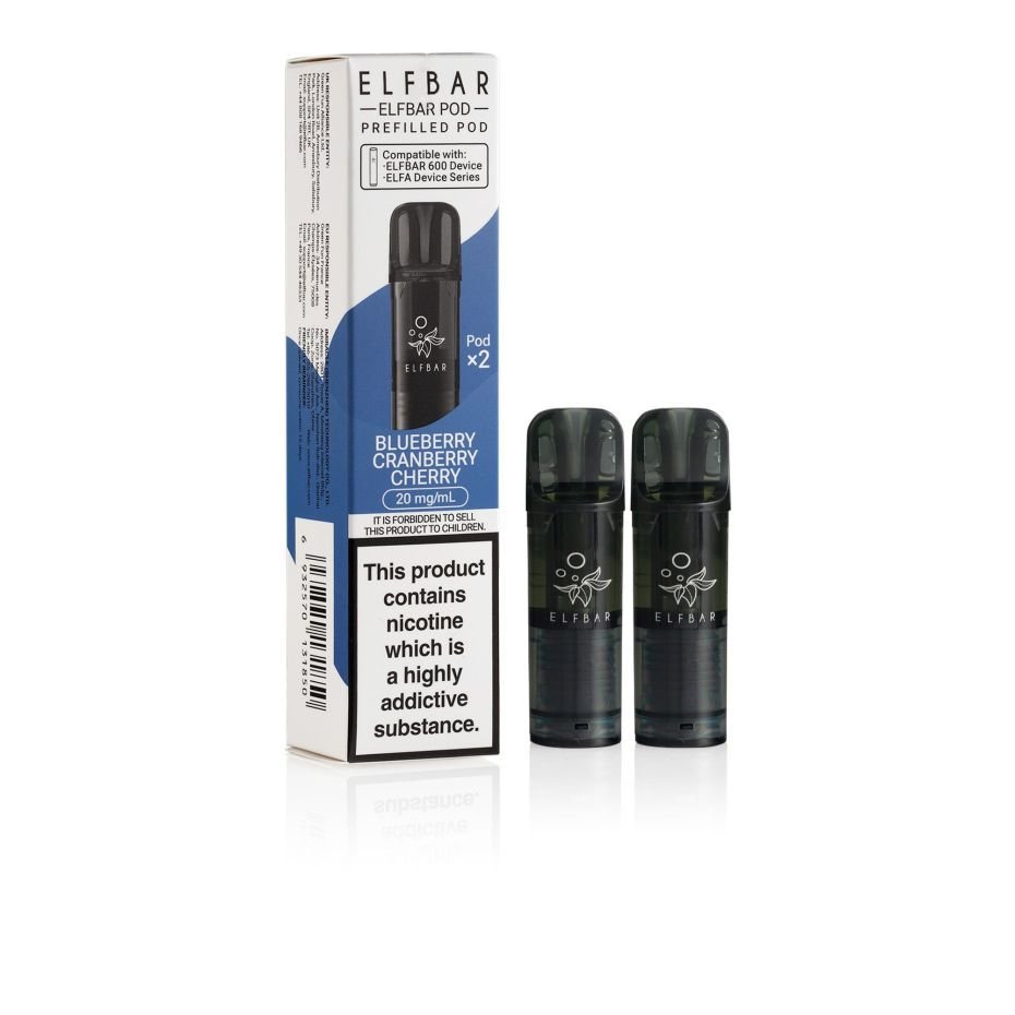 ELF BAR 600 Blueberry Cranberry Cherry Pods