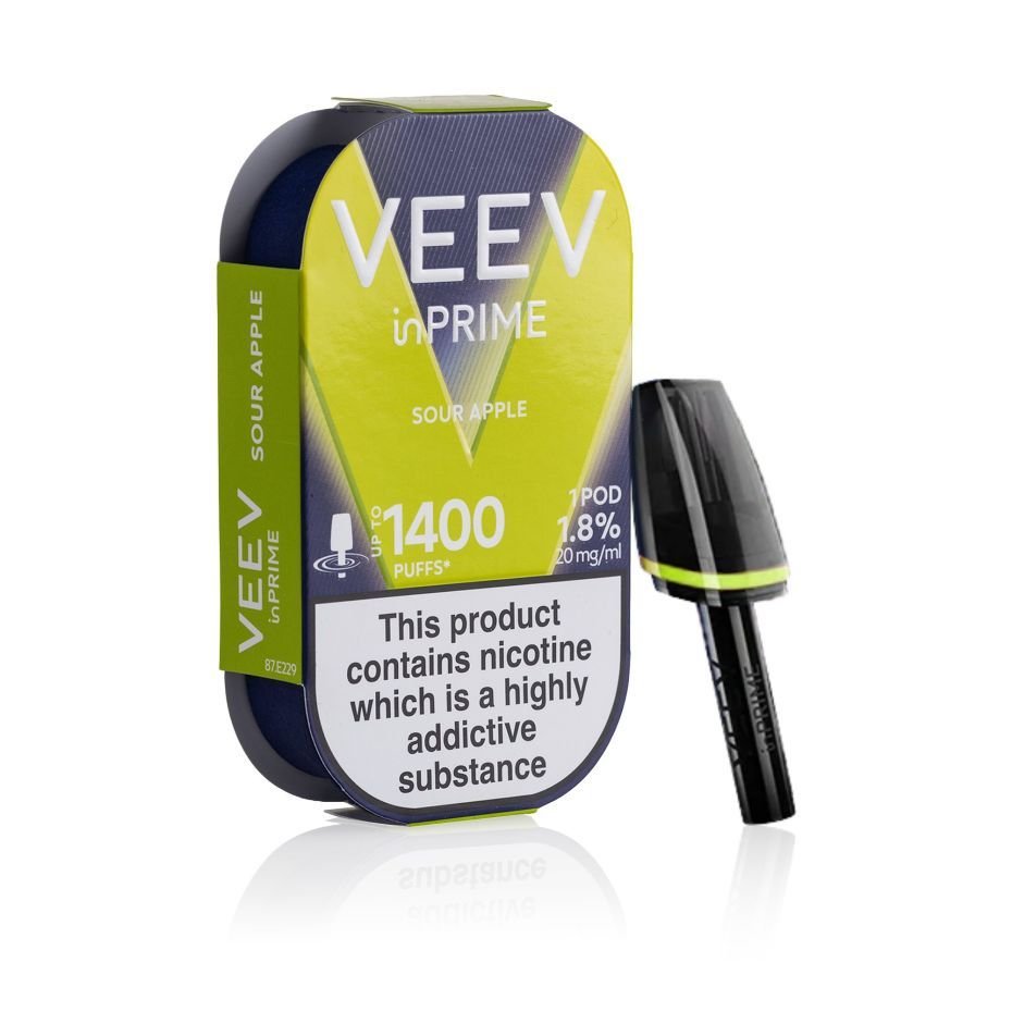 VEEV Sour Apple inPrime Pods