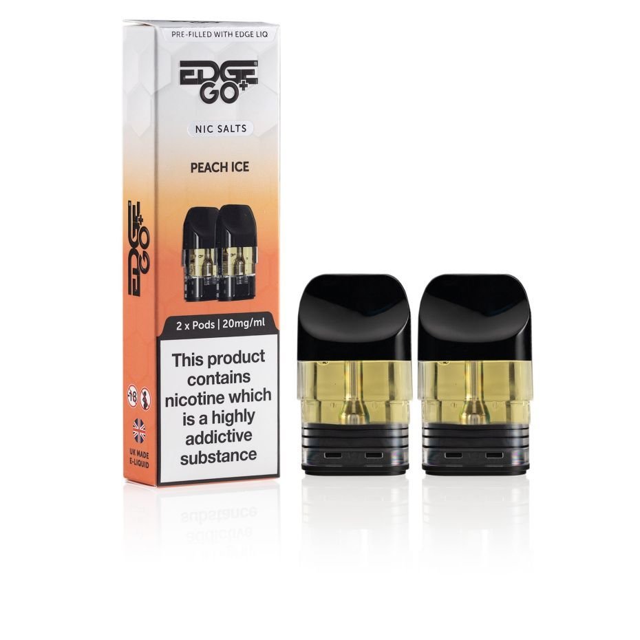 Edge GO+ Peach Ice Nic Salt Pods