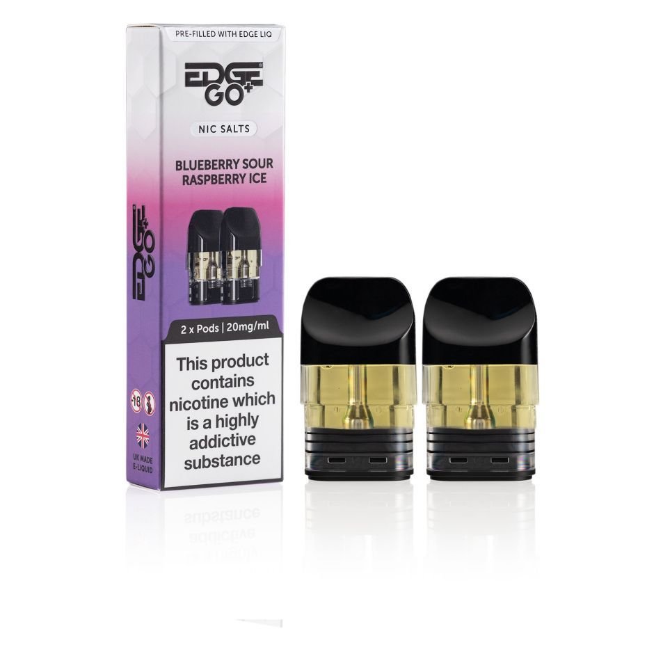 Edge GO+ Blueberry Sour Raspberry Ice Nic Salt Pods