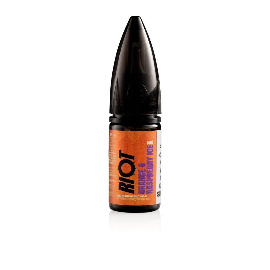 Riot E-Liquid X Orange & Raspberry Ice 10ml Nic Salt E-liquid