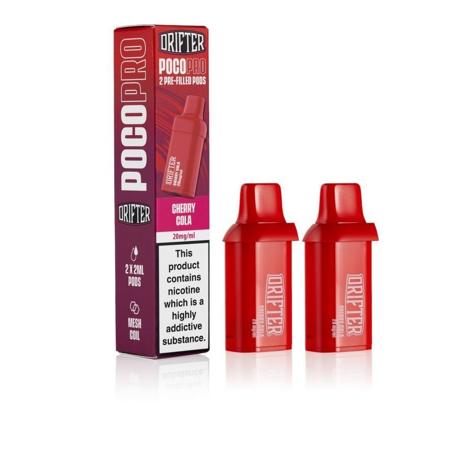 Drifter Vape Juice Cherry Cola Poco Pro Pods