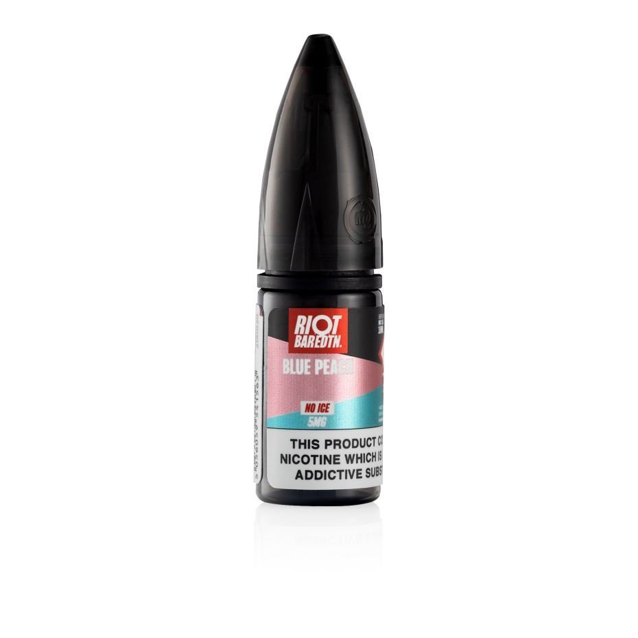 Riot E-Liquid Blue Peach Bar EDTN No Ice 10ml Nic Salt E-Liquid