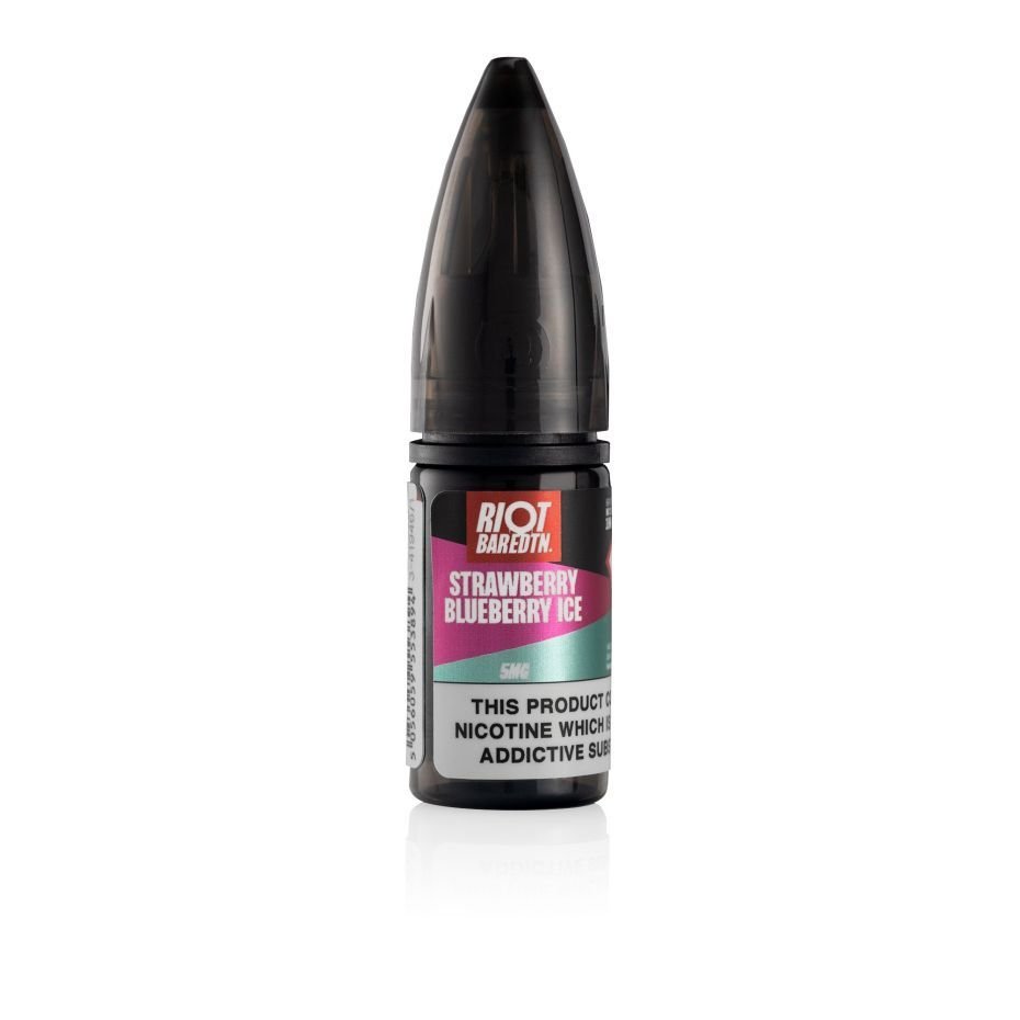 Riot E-Liquid Strawberry Blueberry Ice Bar ﻿EDTN 10ml Nic Salt E-Liquid