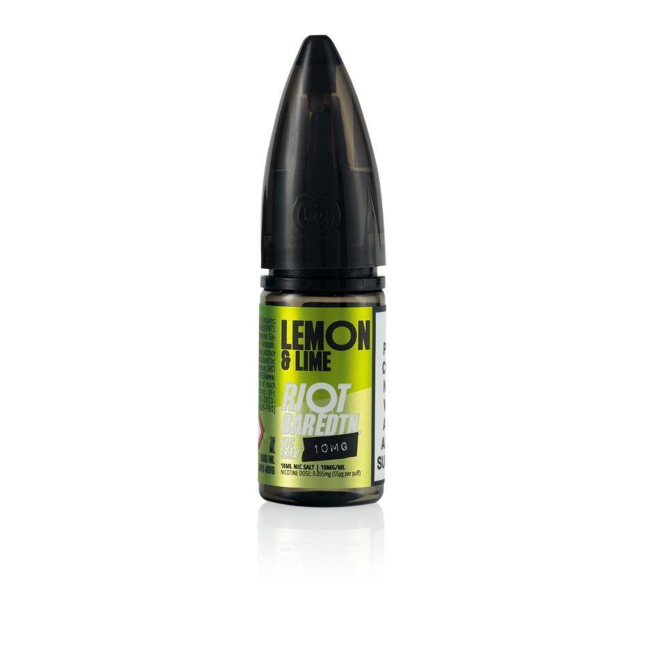 Riot E-Liquid Lemon Lime Bar EDTN 10ml Nic Salt E-Liquid