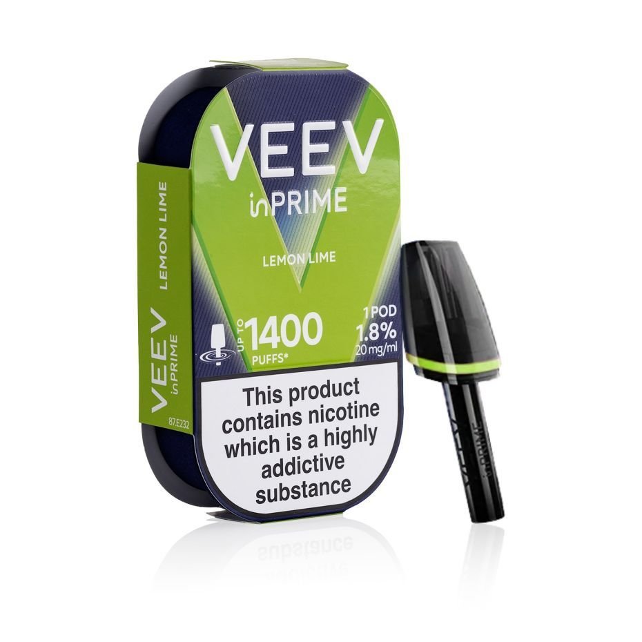 VEEV Lemon Lime inPrime Pods