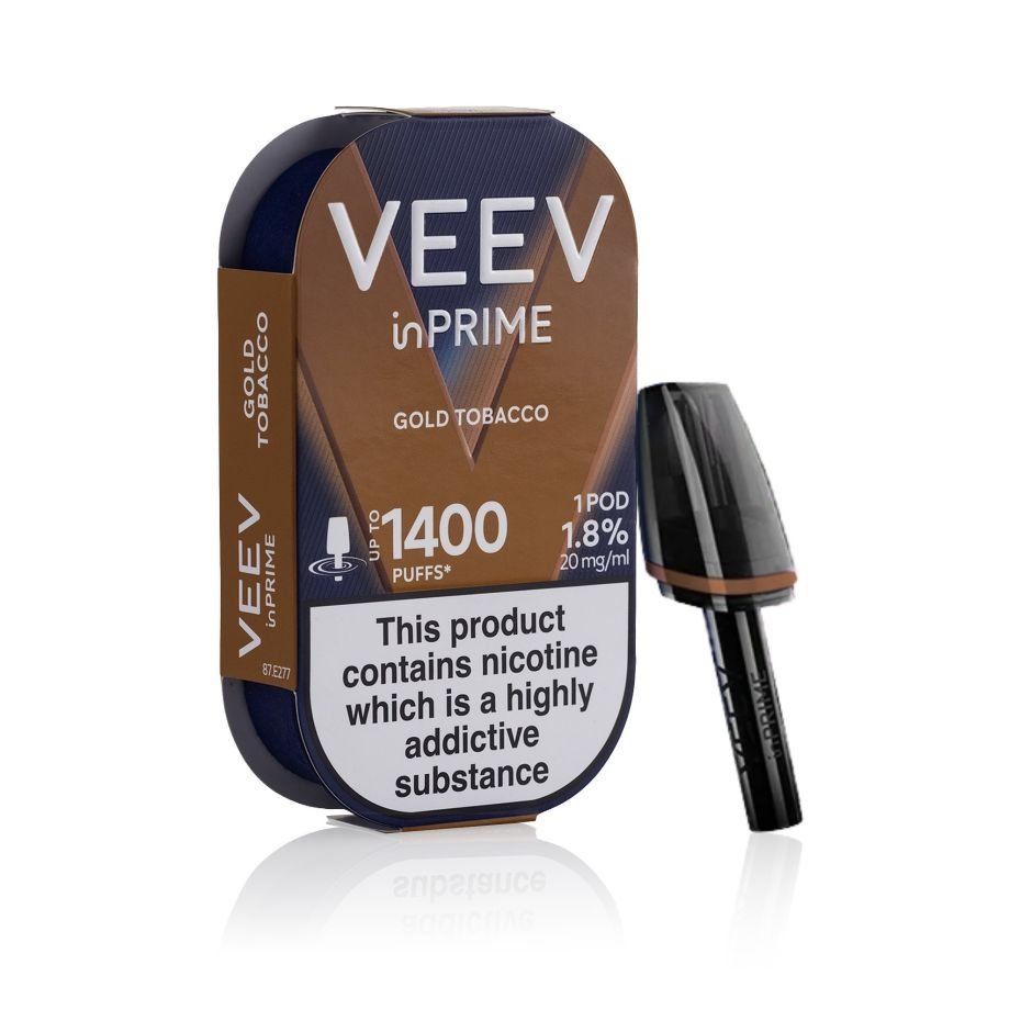 VEEV Gold Tobacco inPrime Pods