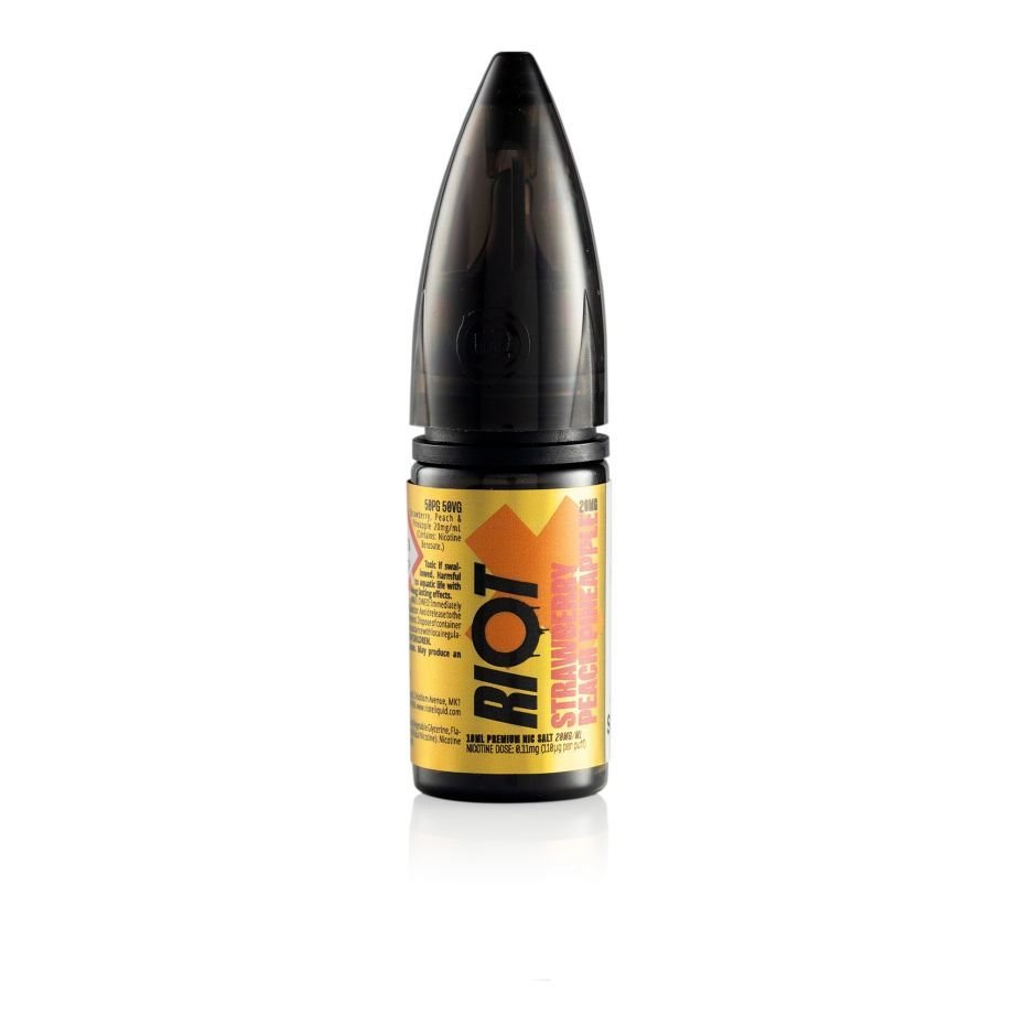 Riot E-Liquid X Strawberry Peach Pineapple 10ml Nic Salt E-liquid