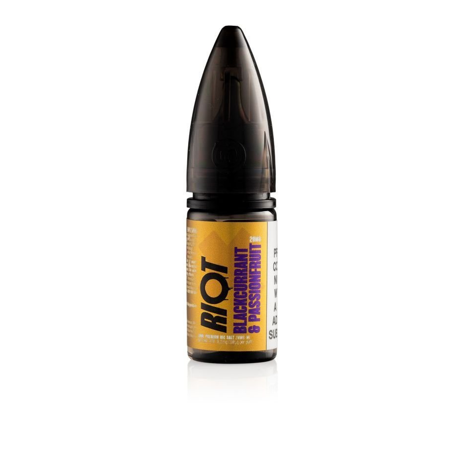 Riot E-Liquid X Blackcurrant Passionfruit 10ml Nic Salt E-liquid