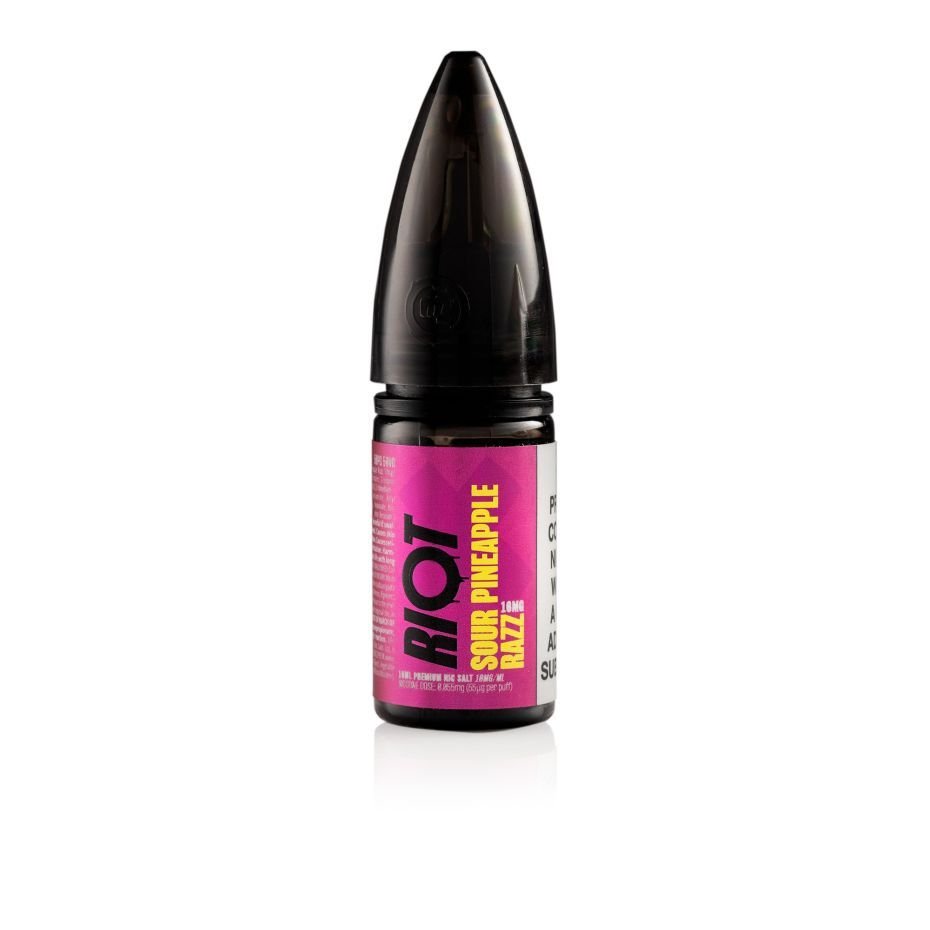 Riot E-Liquid X Sour Pineapple Razz 10ml Nic Salt E-liquid