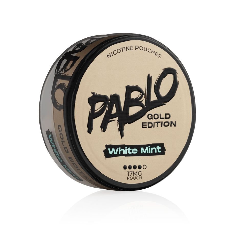 Pablo White Mint Gold Edition Nicotine Pouches
