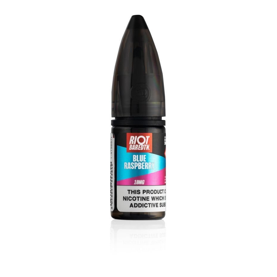Riot E-Liquid Blue Raspberry Bar ﻿EDTN 10ml Nic Salt E-Liquid